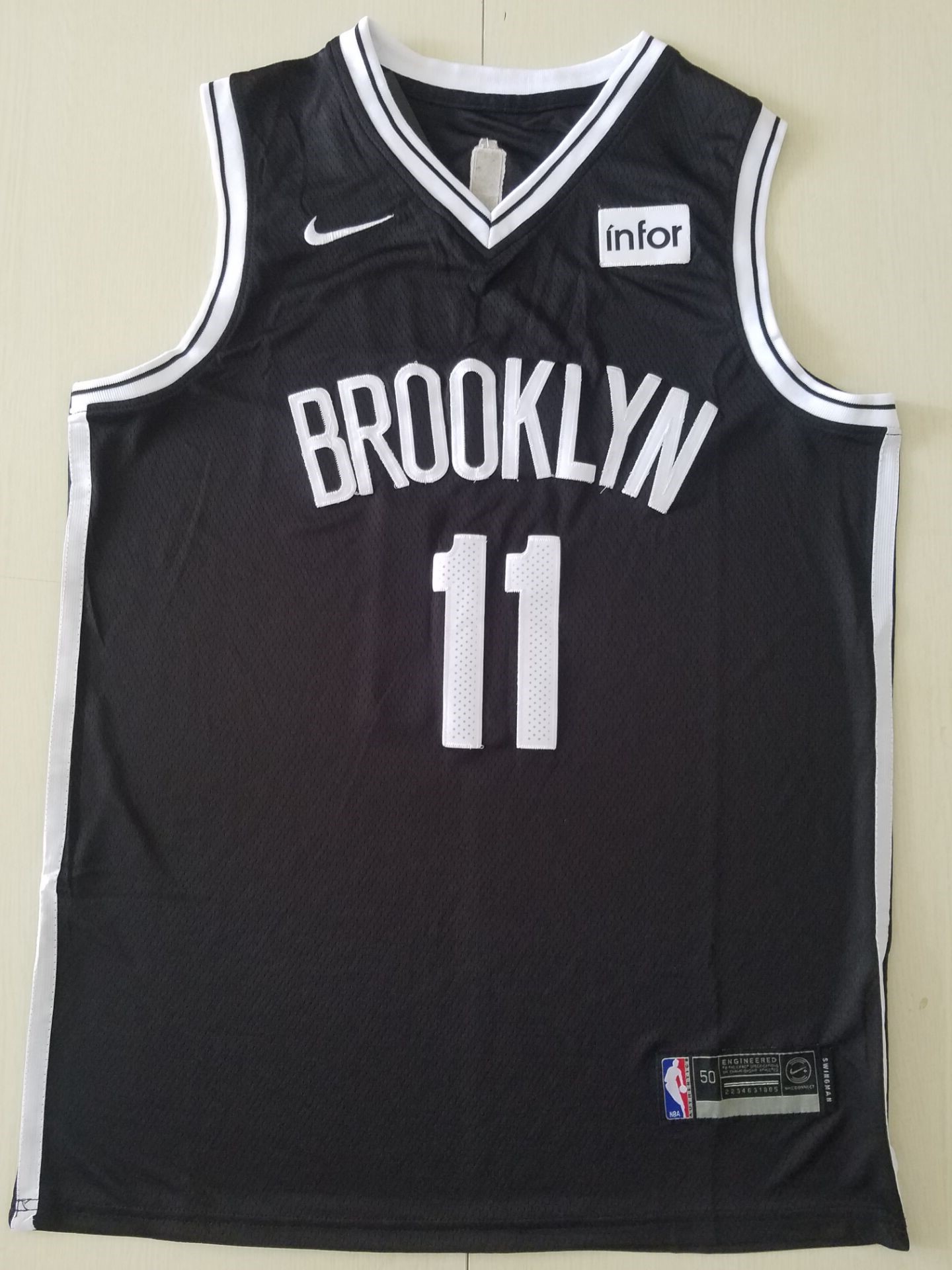 Youth Brooklyn Nets 11 Irving black Nike Game NBA Jerseys 2